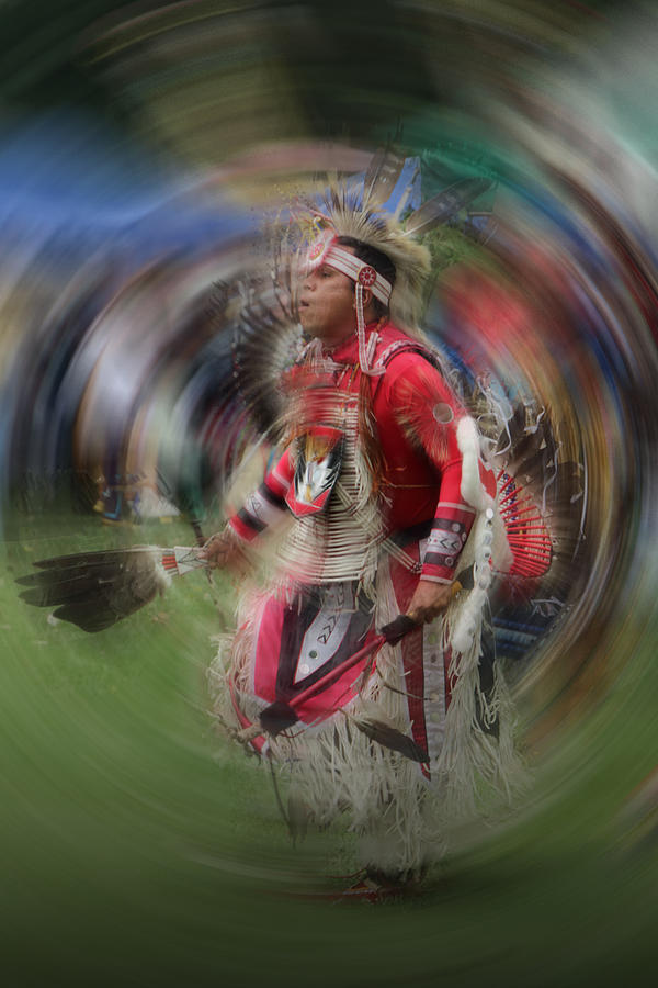 Pow Wow Indian Dancer No. 0169 Photograph by Randall Nyhof