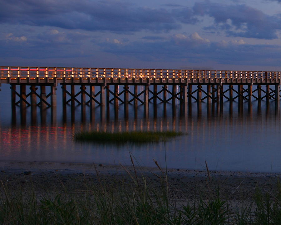 Powder Point Bridge Duxbury Ma Photograph by Kathy Kenney