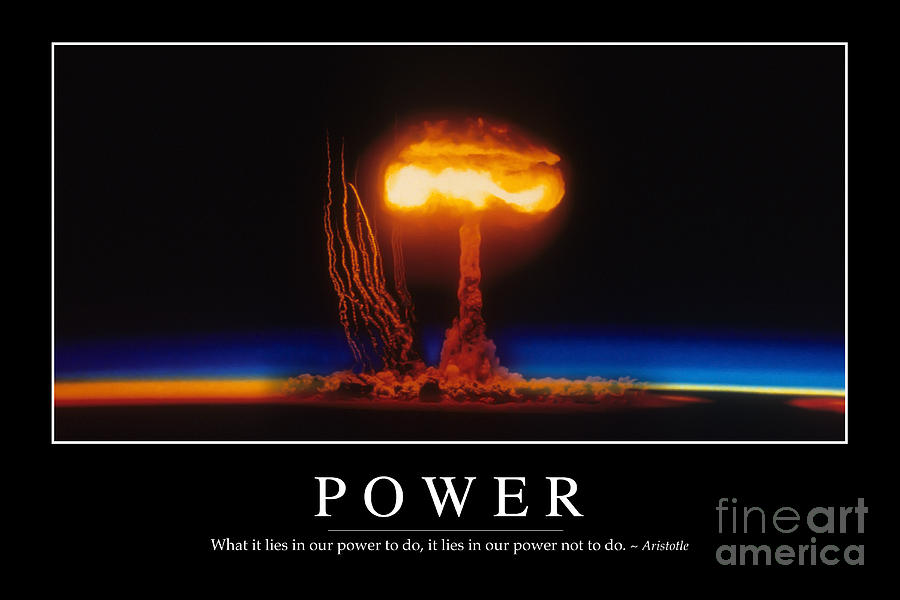 Power Inspirational Quote Photograph by Stocktrek Images