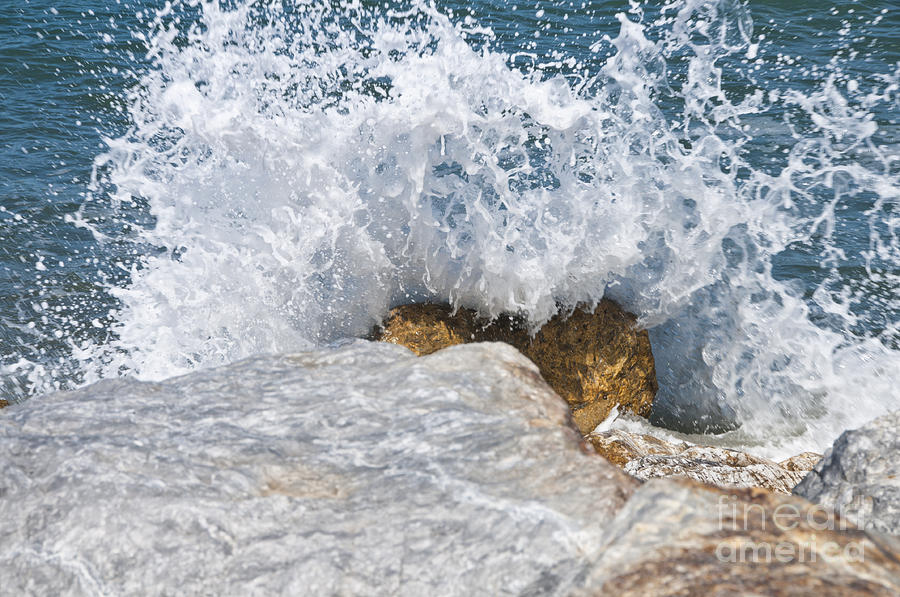 Waves Photograph - Power by Leonardo Fanini