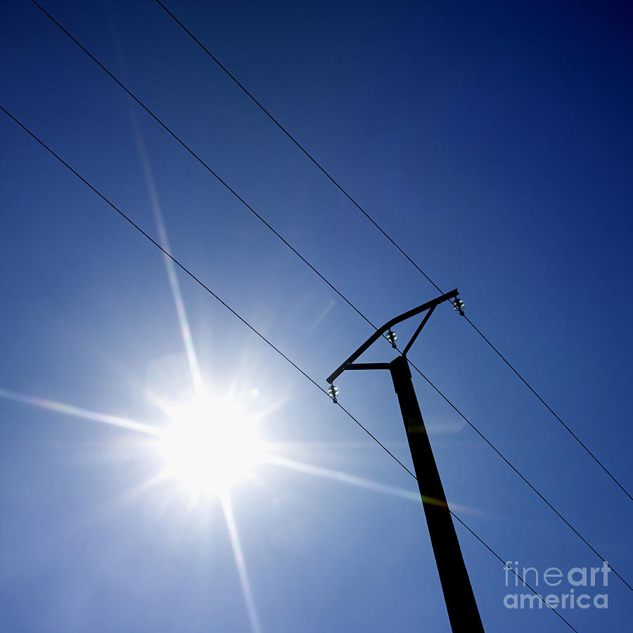Outdoors Photograph - Power line by Bernard Jaubert