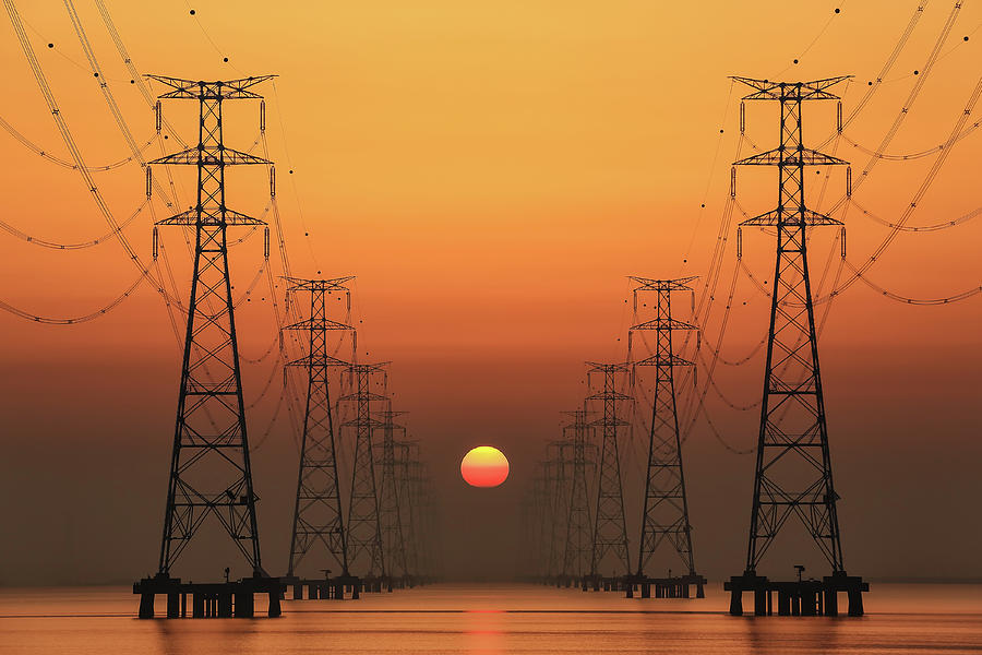 Power Line Photograph by Tiger Seo