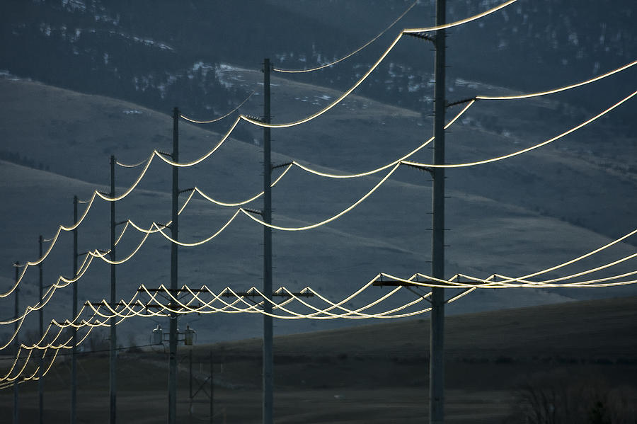 Power Lines Photograph by Albert Seger