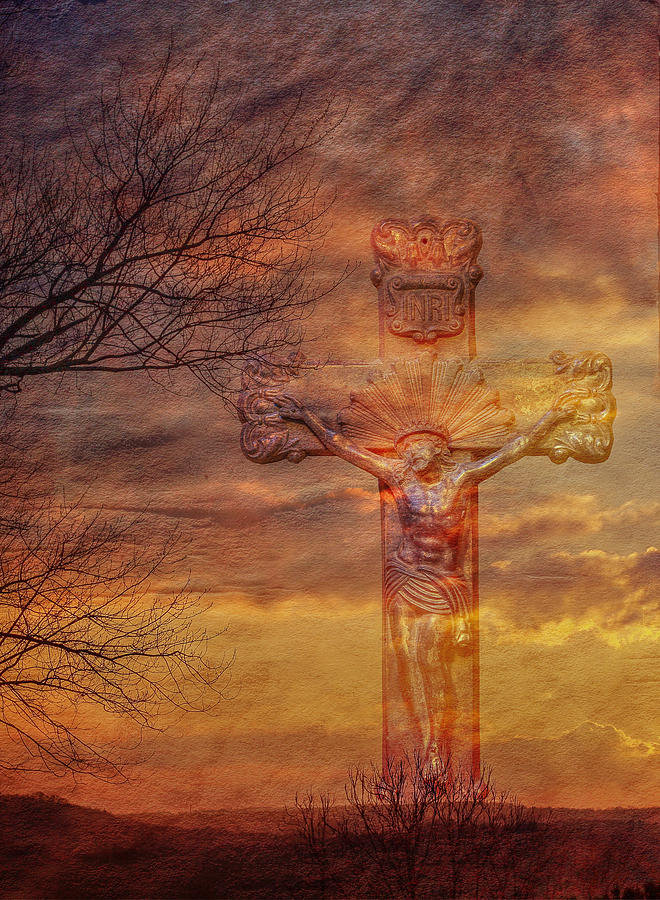 Power of the Cross Digital Art by Randy Steele