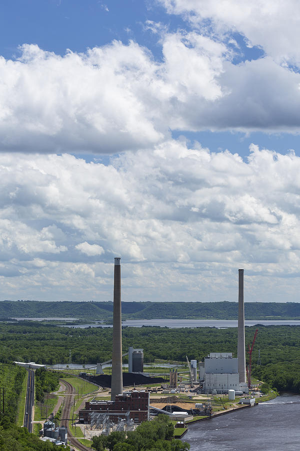 Power Plant Allma WI 1 A Photograph by John Brueske