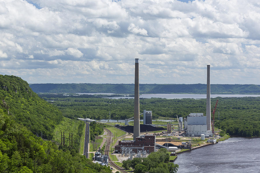 Power Plant Alma Wi 1 B Photograph by John Brueske