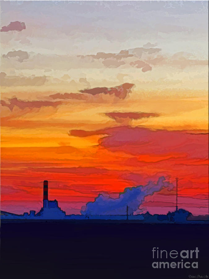 Power Plant sunrise - New improved version Photograph by Debbie Portwood