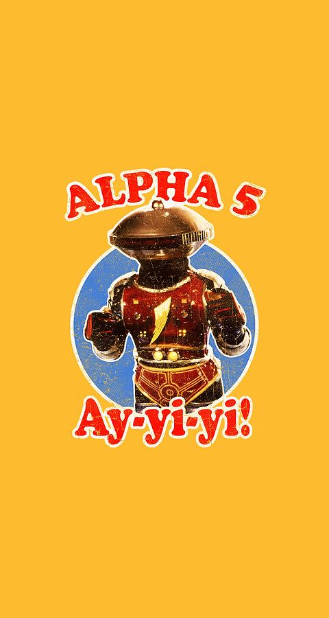 Vintage Digital Art - Power Rangers - Alpha 5 by Brand A Vintage Digital Art - Power Rangers - Alpha 5 by Brand A