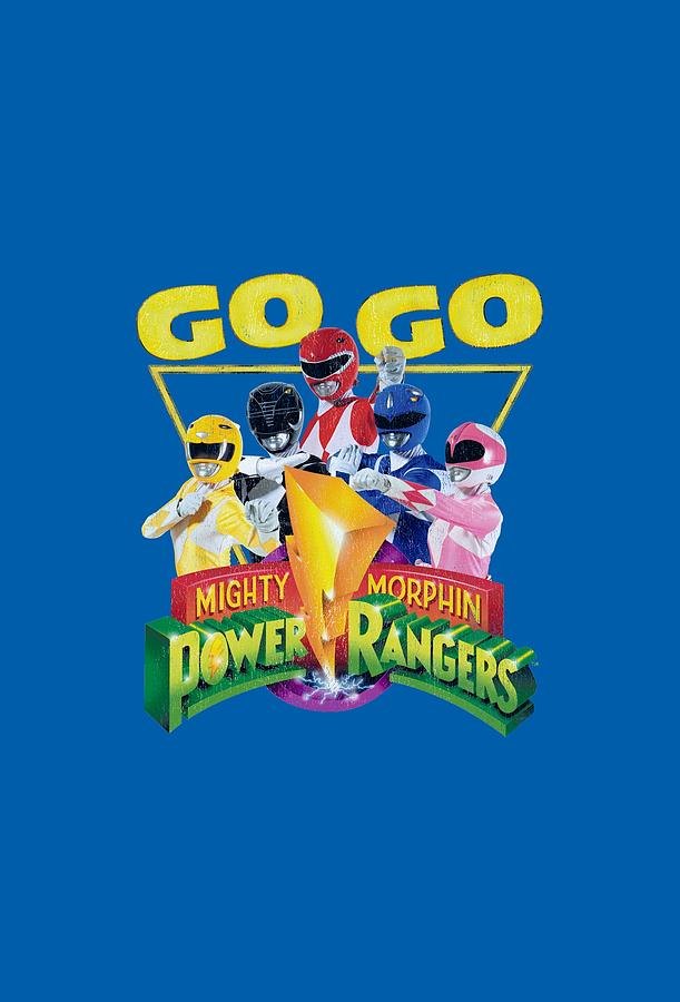 Power Rangers - Go Go Digital Art by Brand A