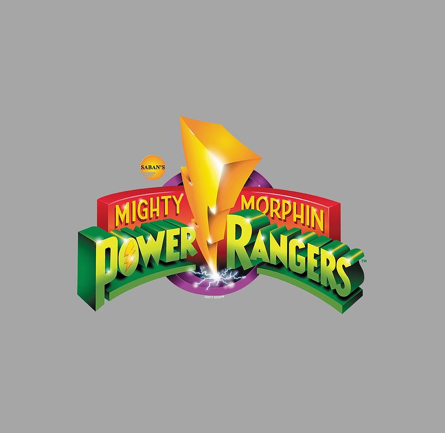 Power Rangers - Mmpr Logo Digital Art by Brand A - Fine Art America