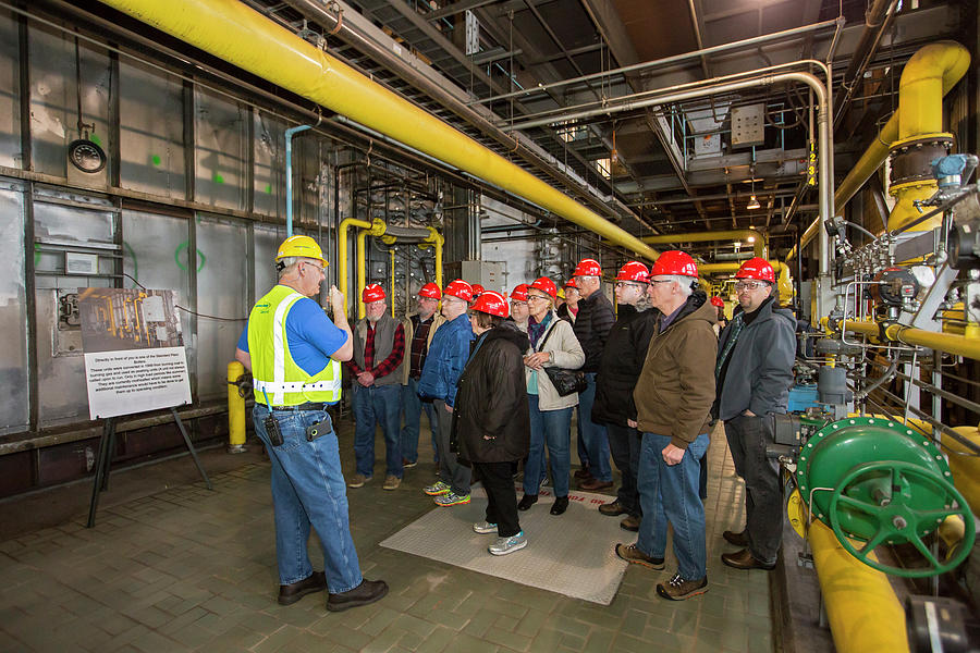 2016 Photograph - Power Station Tour by Jim West 2016 Photograph - Power Station Tour by Jim West