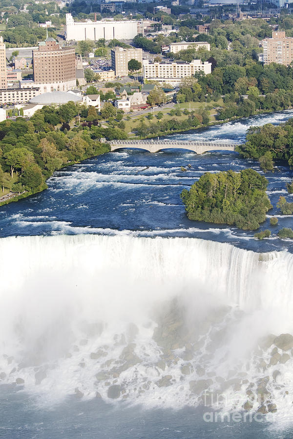 Powerful Bridal Veil Falls With Niagara Photograph