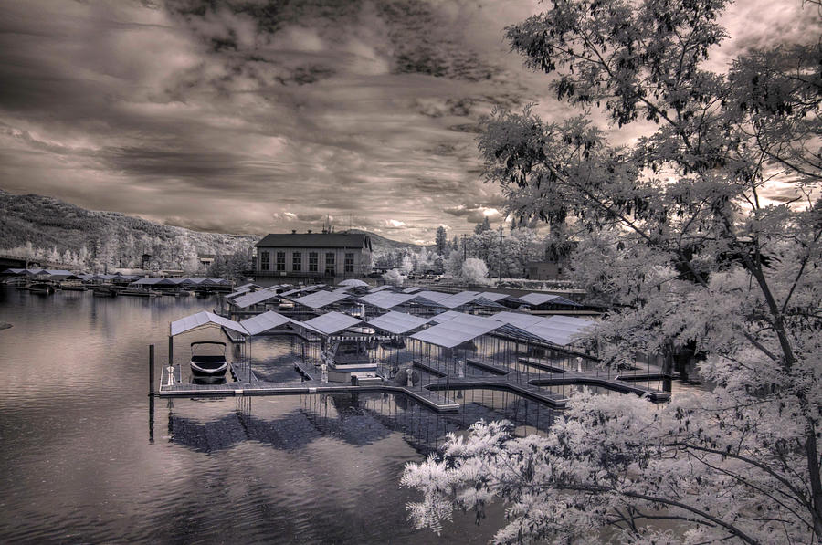 Powerhouse Marina in Infrared 1 Photograph by Lee Santa