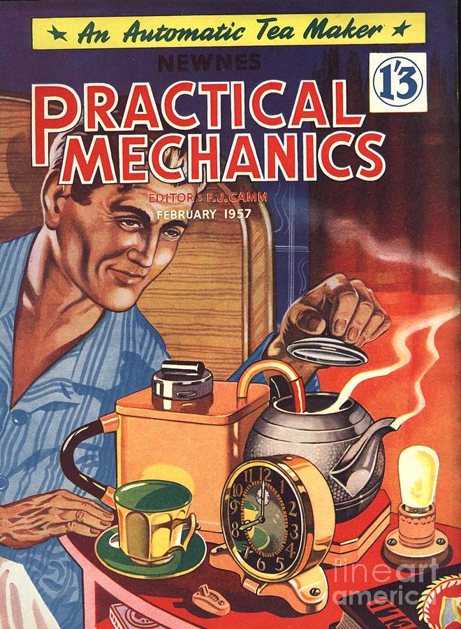 Practical Mechanics 1950s Uk Diy Drawing by The Advertising Archives ...