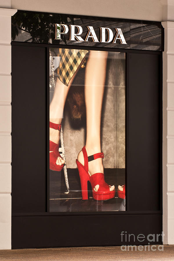 Prada Red Shoes Photograph by Rick Piper Photography