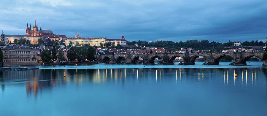 Prague & Blue River Photograph by Luís Henrique Boucault