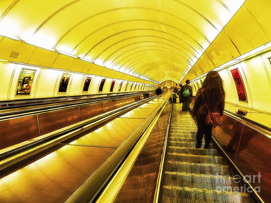 Prague Photograph - Prague - metro Andel by Justyna Jaszke JBJart