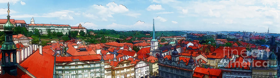 Prague - Panorame Photograph