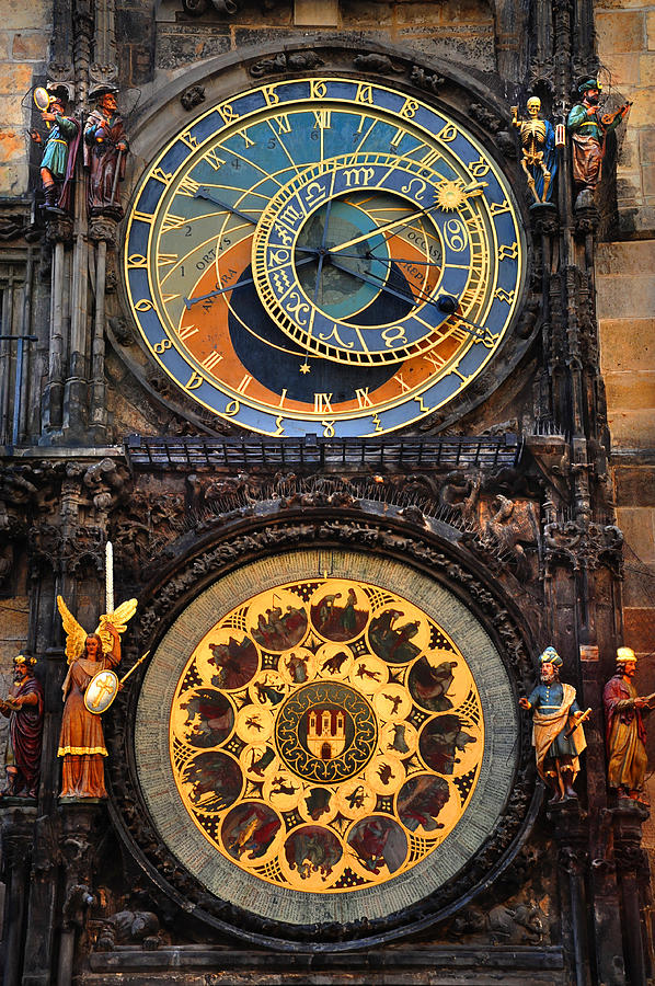 Prague Astronomical Clock Photograph by Jenny Rainbow