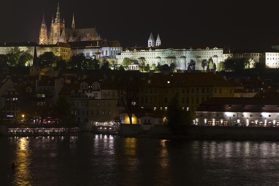 Prague By Night Photograph by Chris Smith