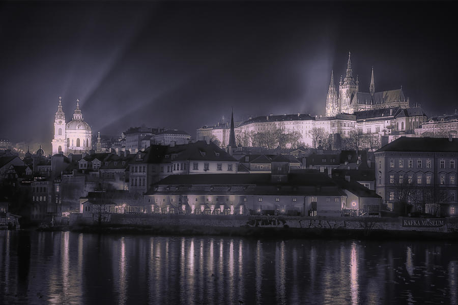 Prague Castle and St Nicholas Photograph by Joan Carroll