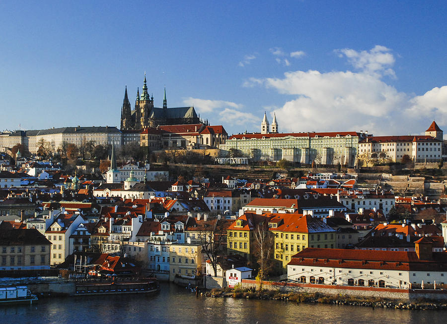 Prague Castle Hill Photograph by David Waldo | Pixels