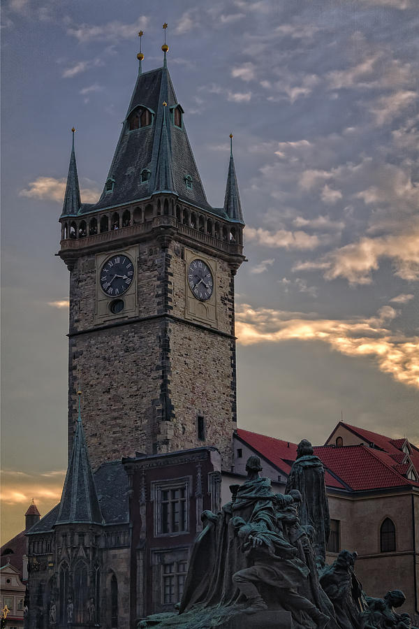 Prague Old Town Hall Photograph by Joan Carroll