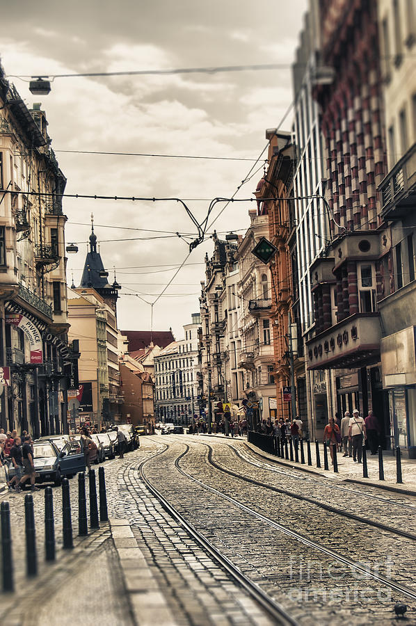 Prague street Photograph by Justyna Jaszke JBJart