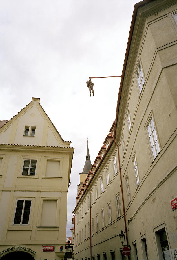 Fantasy Photograph - Pragues Hanging Man by Shaun Higson