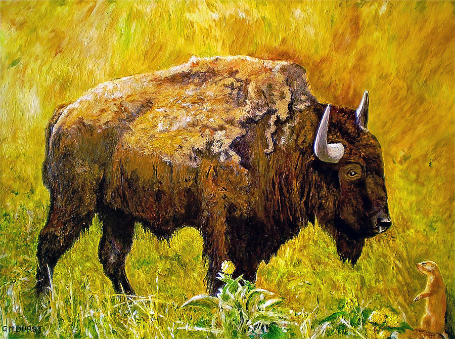 Prairie Companions Painting by Michael Durst - Fine Art America