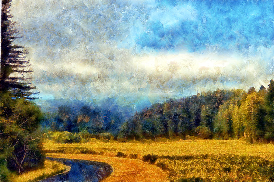 Prairie Creek Meadow Digital Art by Kaylee Mason