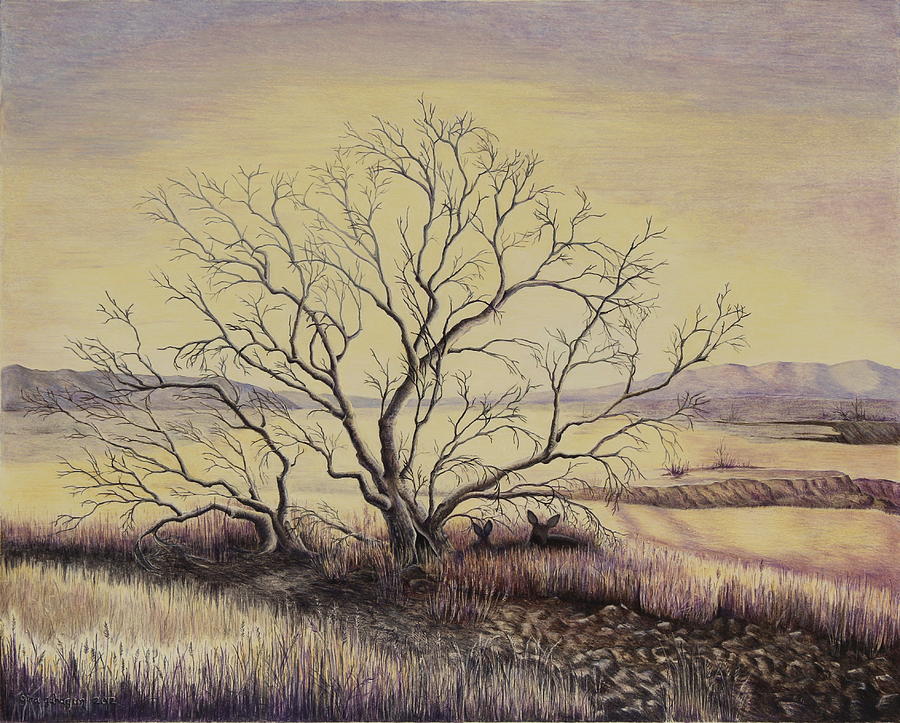 Prairie During the Dry Season Painting by Gina Gahagan - Fine Art America