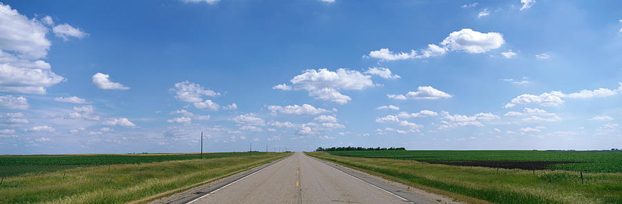Summer Photograph - Prairie Highway, De Smet, South Dakota by Panoramic Images