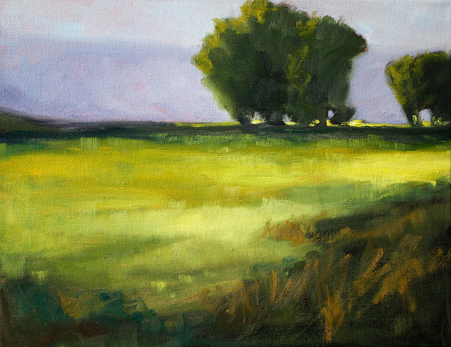 Prairie Light Painting by Nancy Merkle