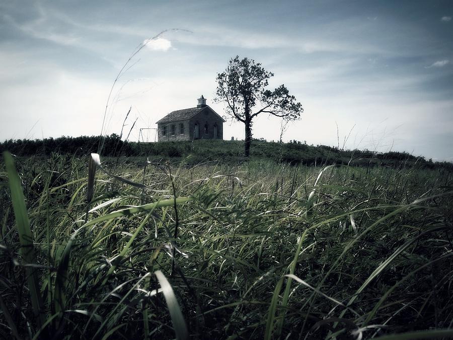 Landscape Photograph - Prairie School by Carolee Conway