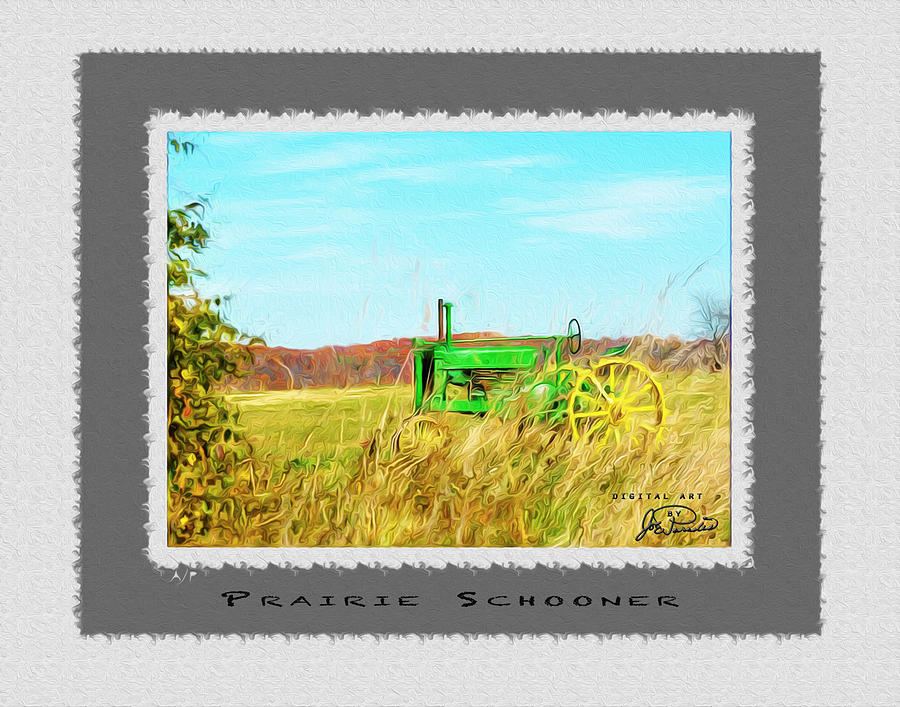 Farm Equipment Digital Art - Prairie Schooner by Joe Paradis