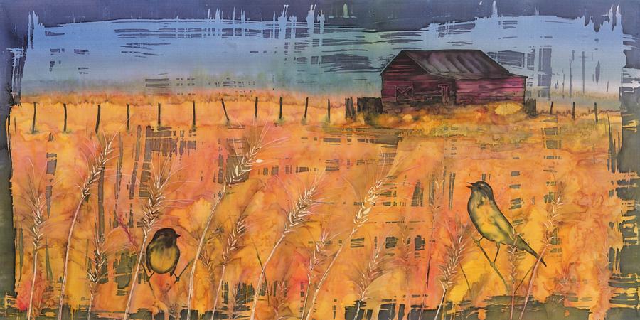 Barn Tapestry - Textile - Prairie Song by Carolyn Doe