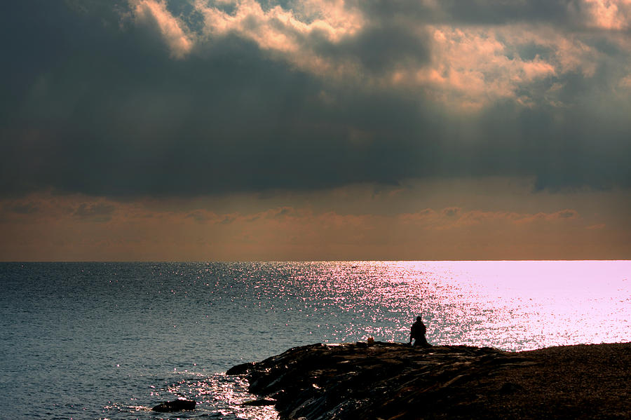 Seascape Photograph - Praise to God by Martina  Rathgens