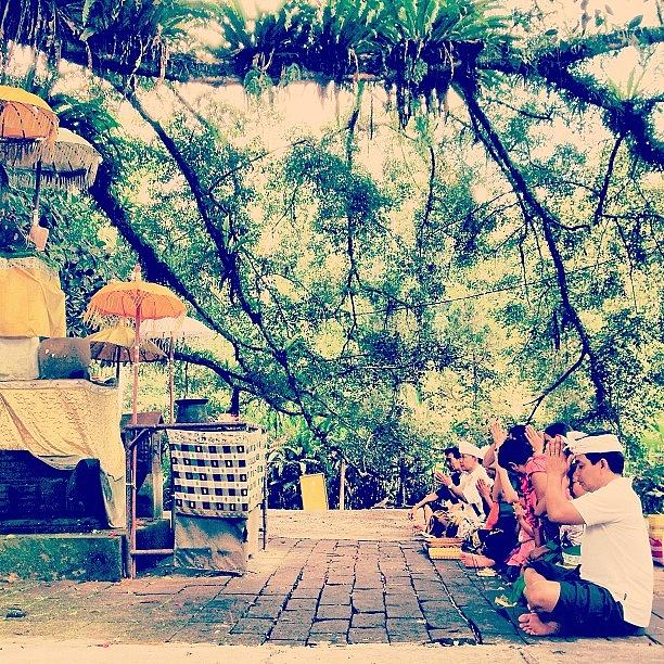 Balinese Photograph - #pray #balinese #culture #people #bali by Thomas Hutagaol