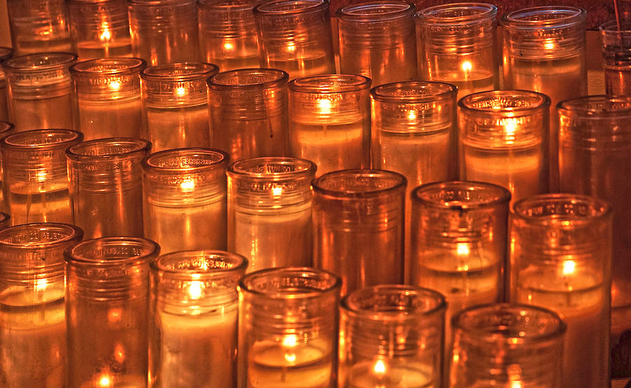 Prayer Candles Photograph by Sharon Popek