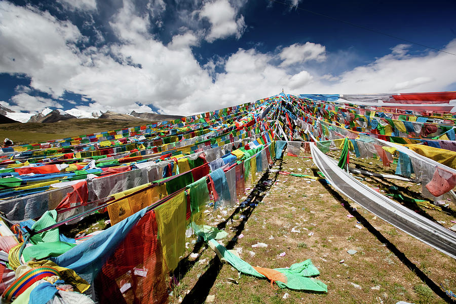 Prayer Flags Photograph by Photography By