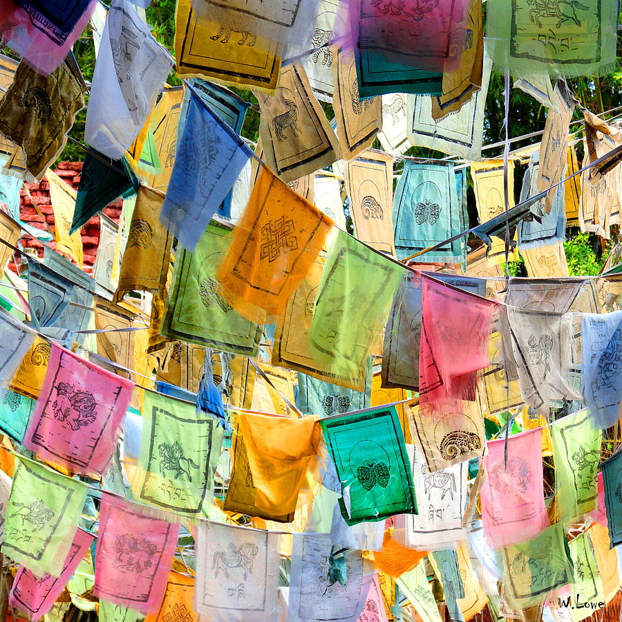 Prayer Flags Photograph by Wendell Lowe