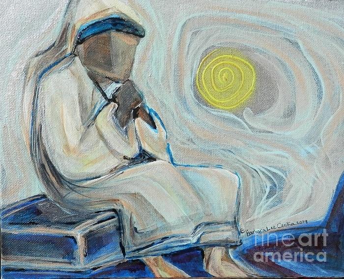 Prayer Painting by Barbara Leigh Art