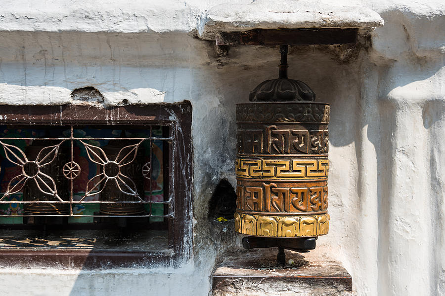 Prayer wheel in Kathmandu Photograph by Dutourdumonde Photography