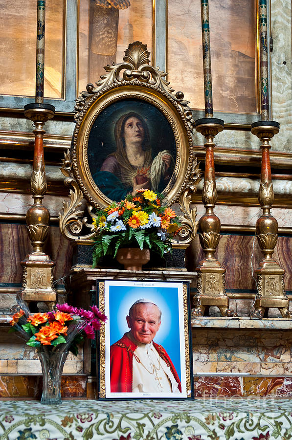 Prayers for Pope John Paul II Photograph by Luis Alvarenga | Fine Art ...