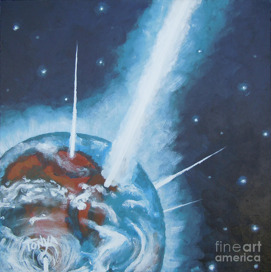Space Painting - Prayers by Tonya Henderson