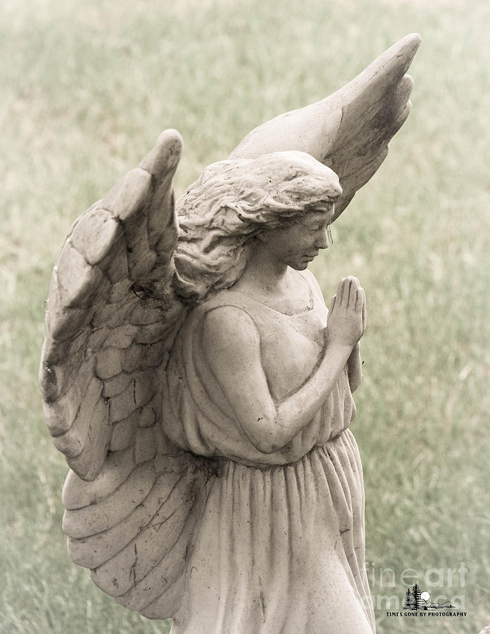 Praying Angel Photograph by Grace Grogan