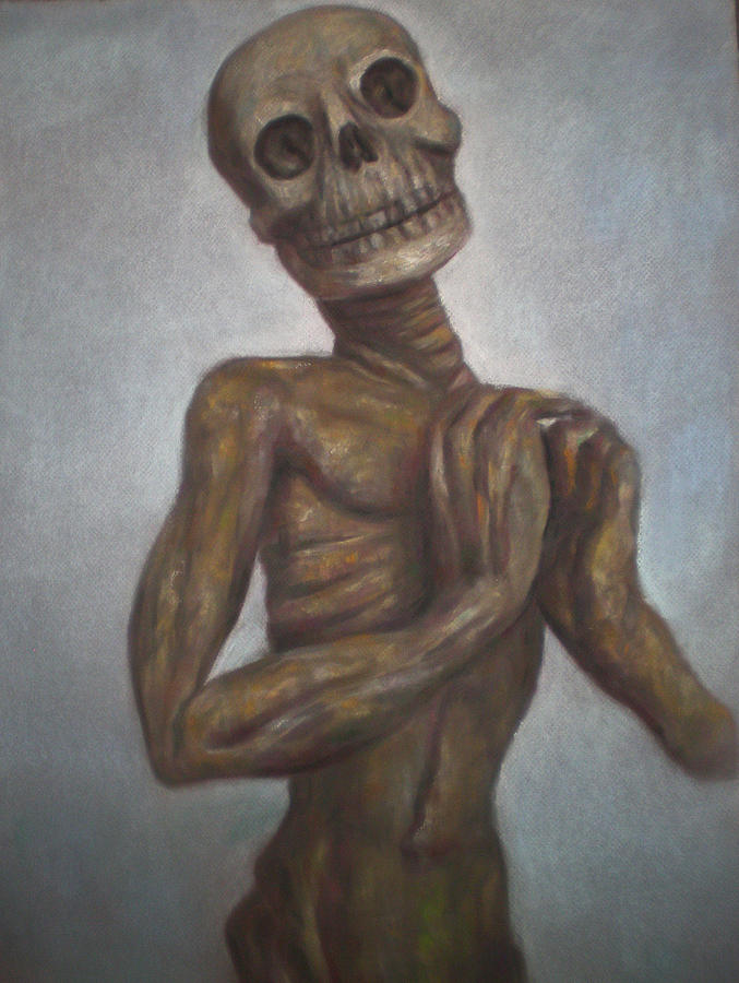 Praying cadaver Drawing by Paez  ANTONIO