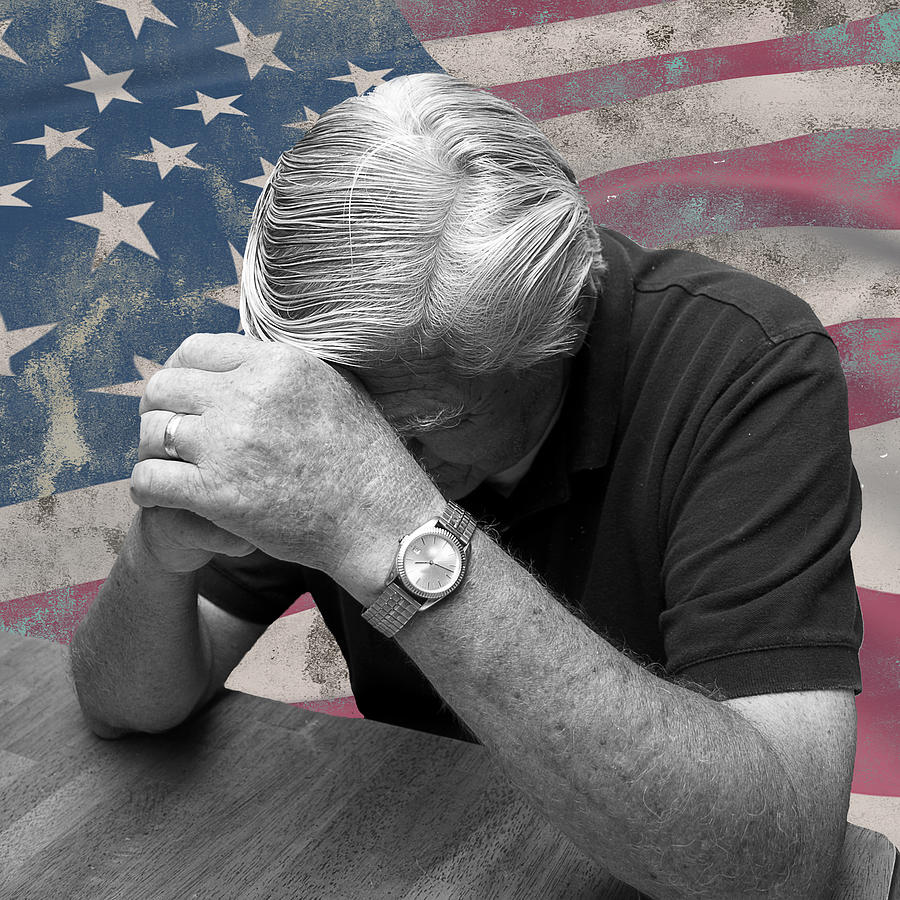 Praying for America Photograph by Trudy Wilkerson