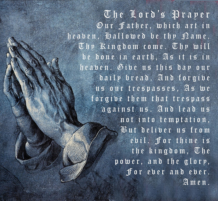 Praying Hands Lords Prayer Digital Art by Albrecht Durer